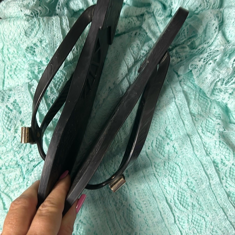 Coach Black and Gold Sandals - Picture 14 of 14